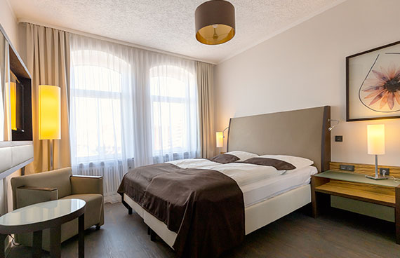 Doppelzimmer Erfurt im Hotel Garni